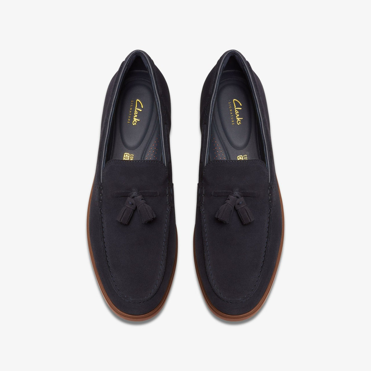 Clarks Torford Tassel Navy Suede