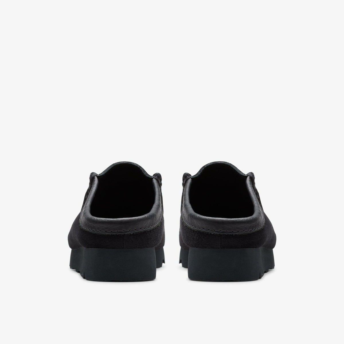 Clarks Wallabee Slip Black Suede