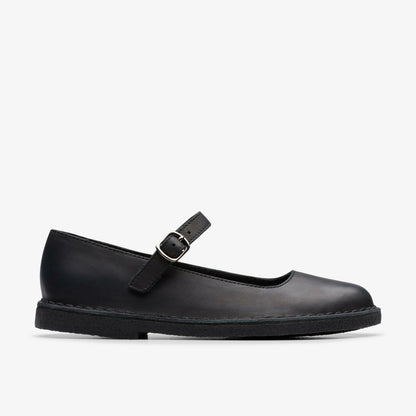 Clarks Desert Jane Black Leather
