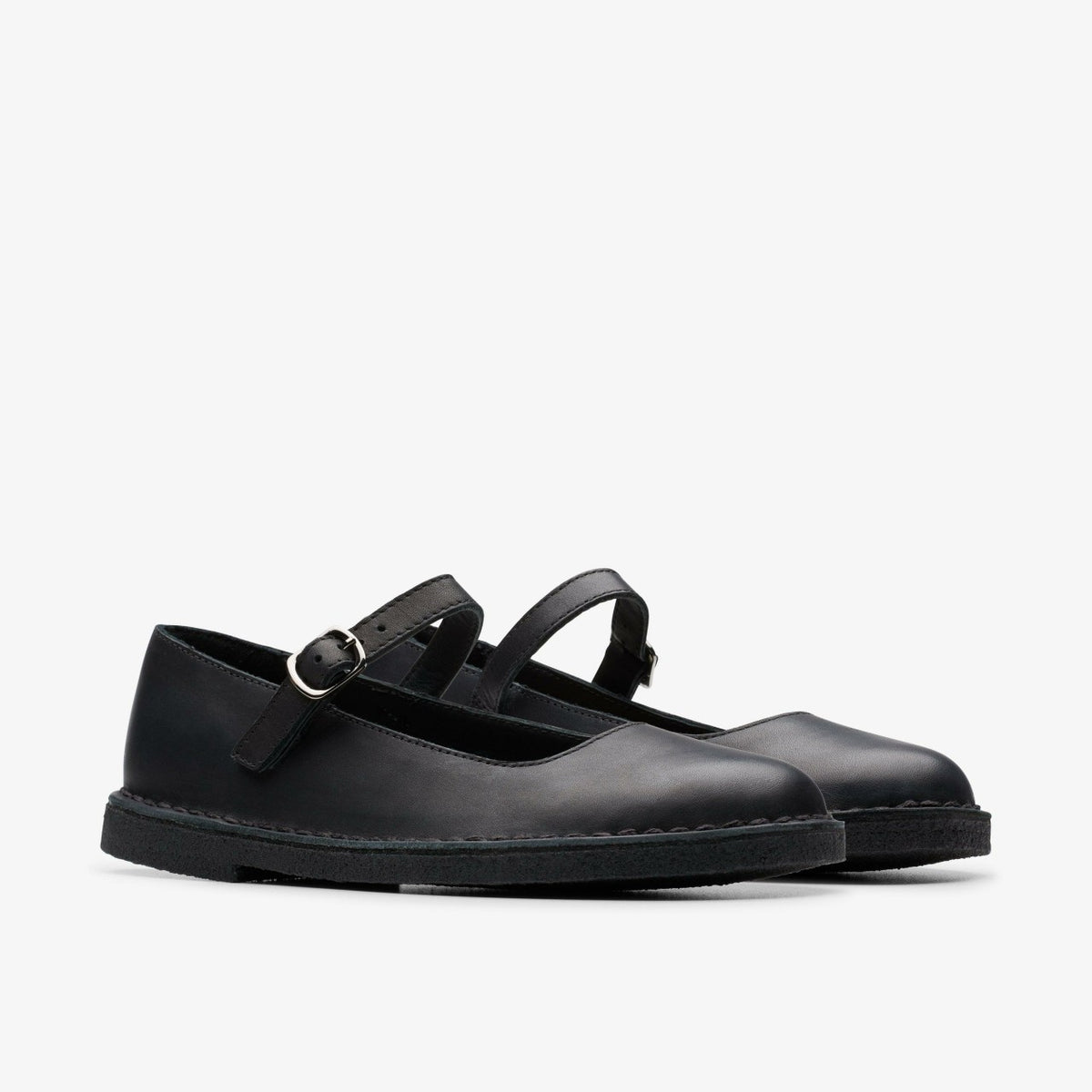 Clarks Desert Jane Black Leather