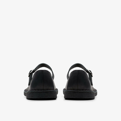Clarks Desert Jane Black Leather