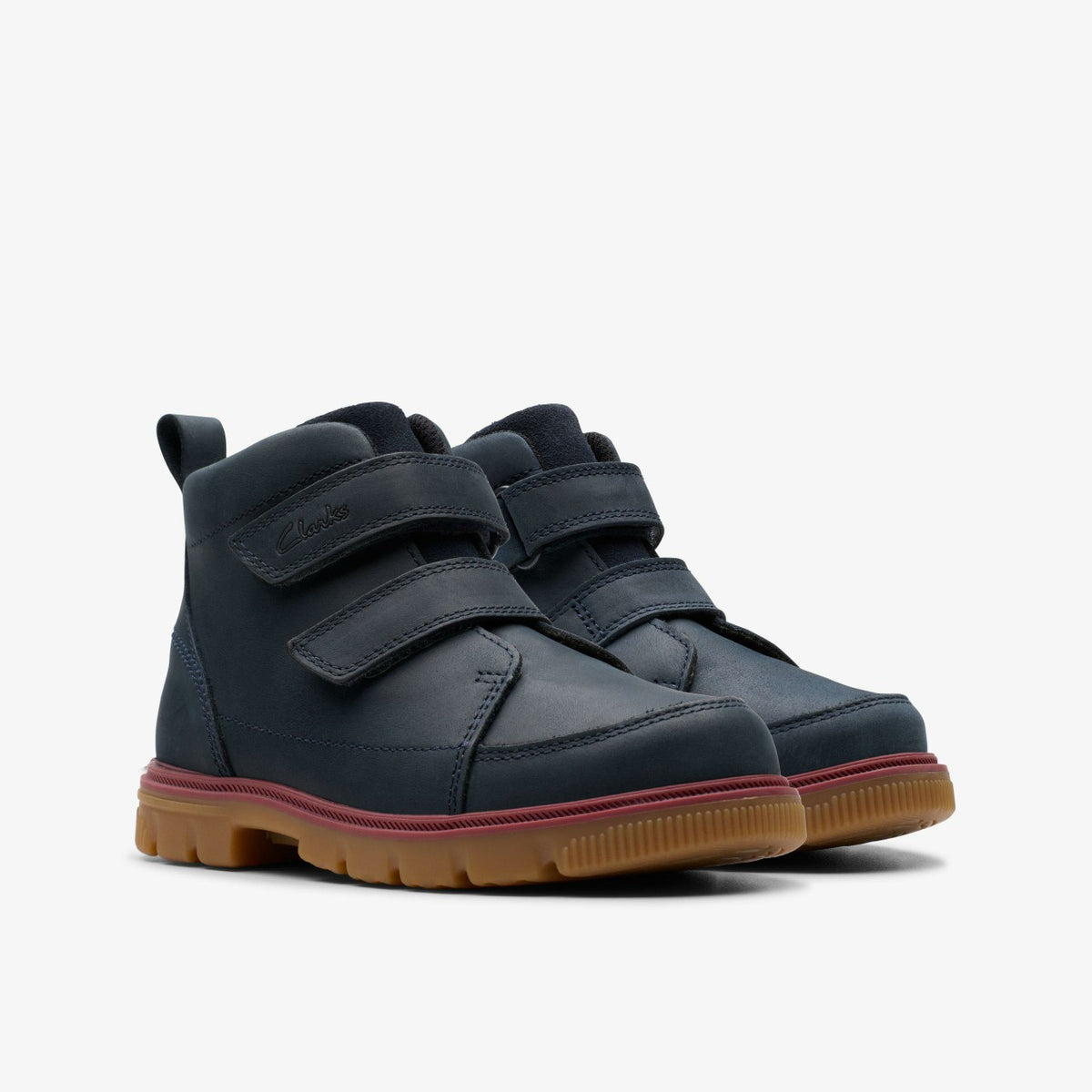 Clarks Lorcam Hi Kid Navy