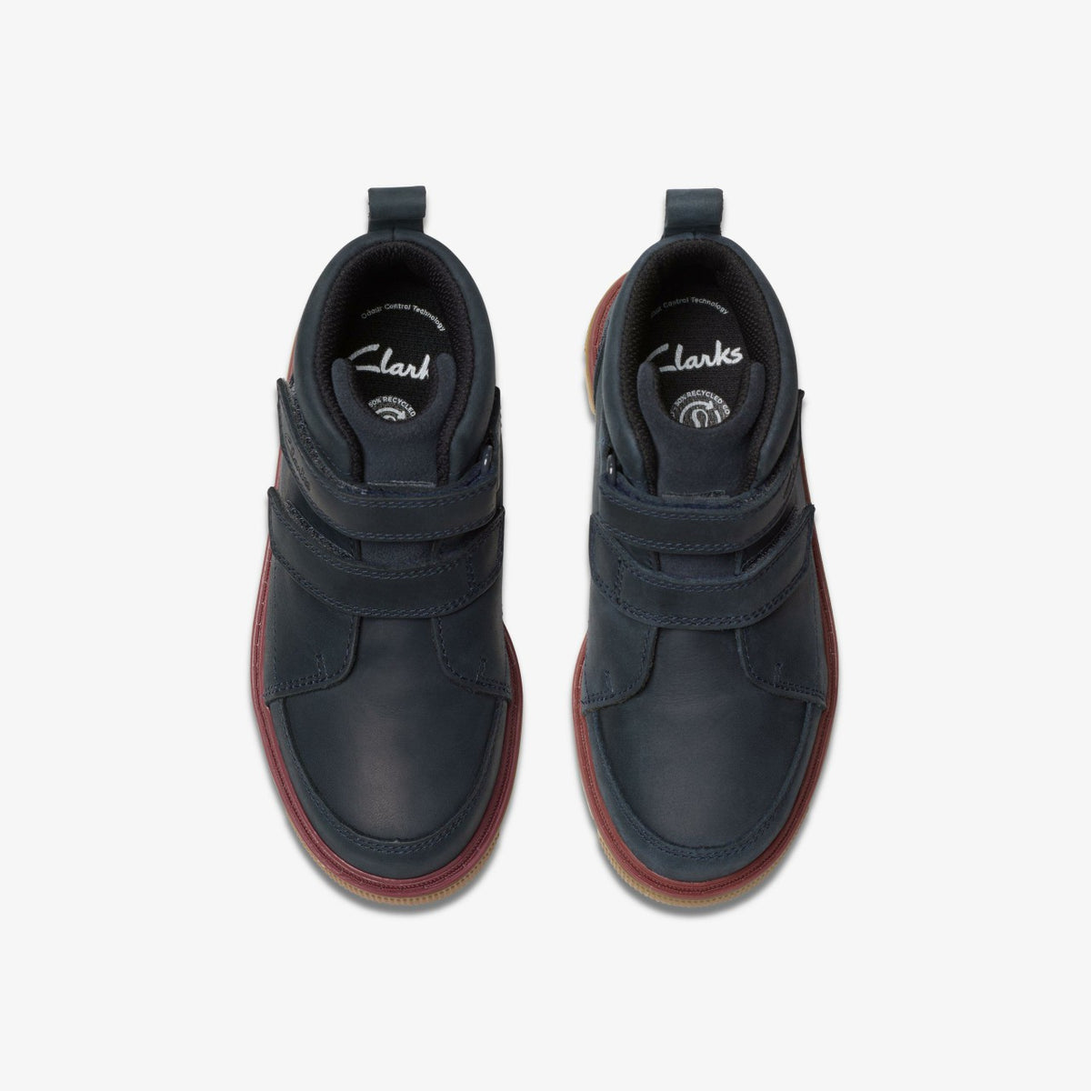 Clarks Lorcam Hi Kid Navy