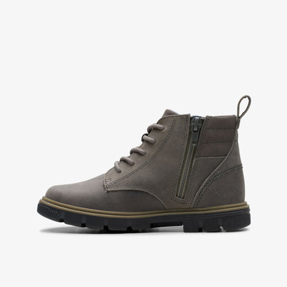 Clarks Lorcam Trail Kid Dark Grey