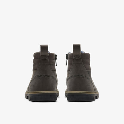 Clarks Lorcam Trail Kid Dark Grey
