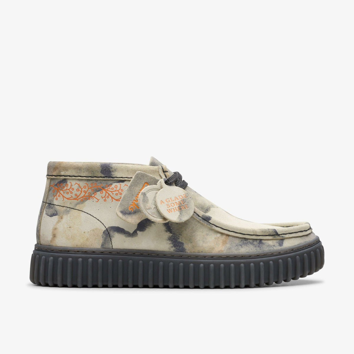 Clarks Torhill Tor Off White Camoflage