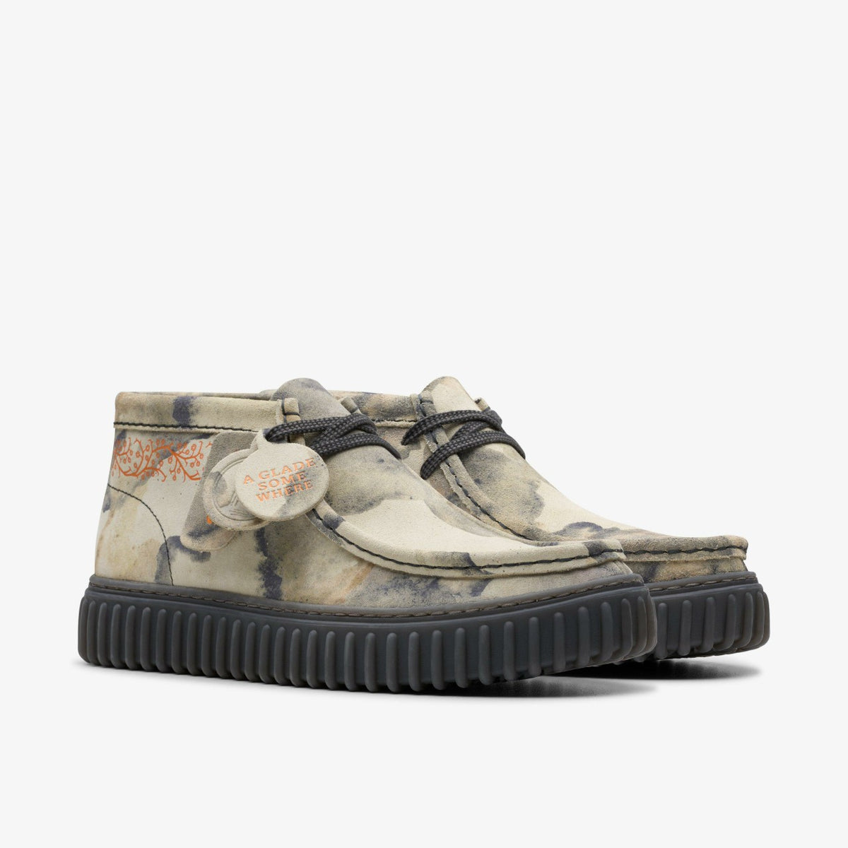 Clarks Torhill Tor Off White Camoflage