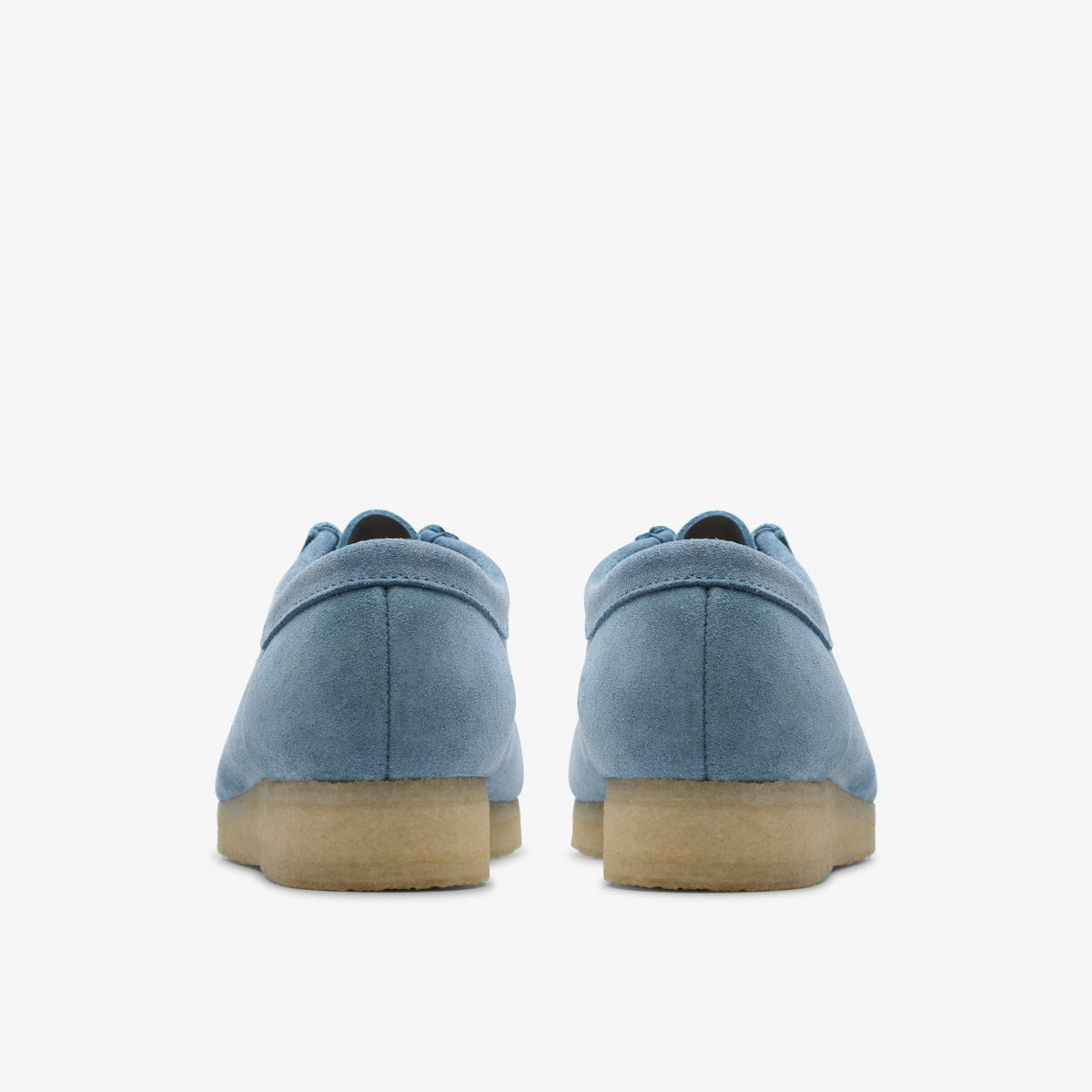 Clarks Wallabee Weave Powder Blue Suede