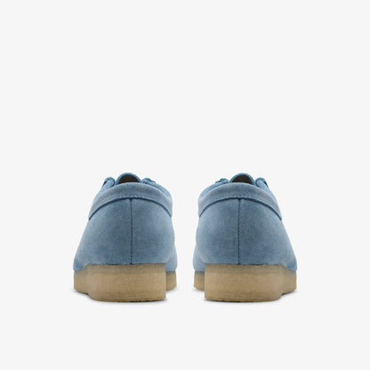 Clarks Wallabee Weave Powder Blue Suede