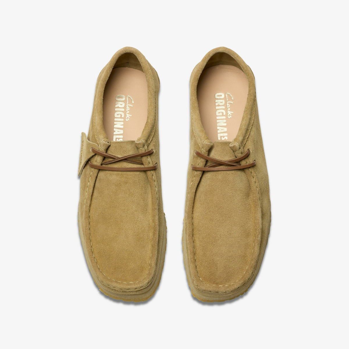 Clarks Godney Lace Dark Sand Suede