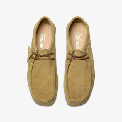 Clarks Godney Lace Dark Sand Suede