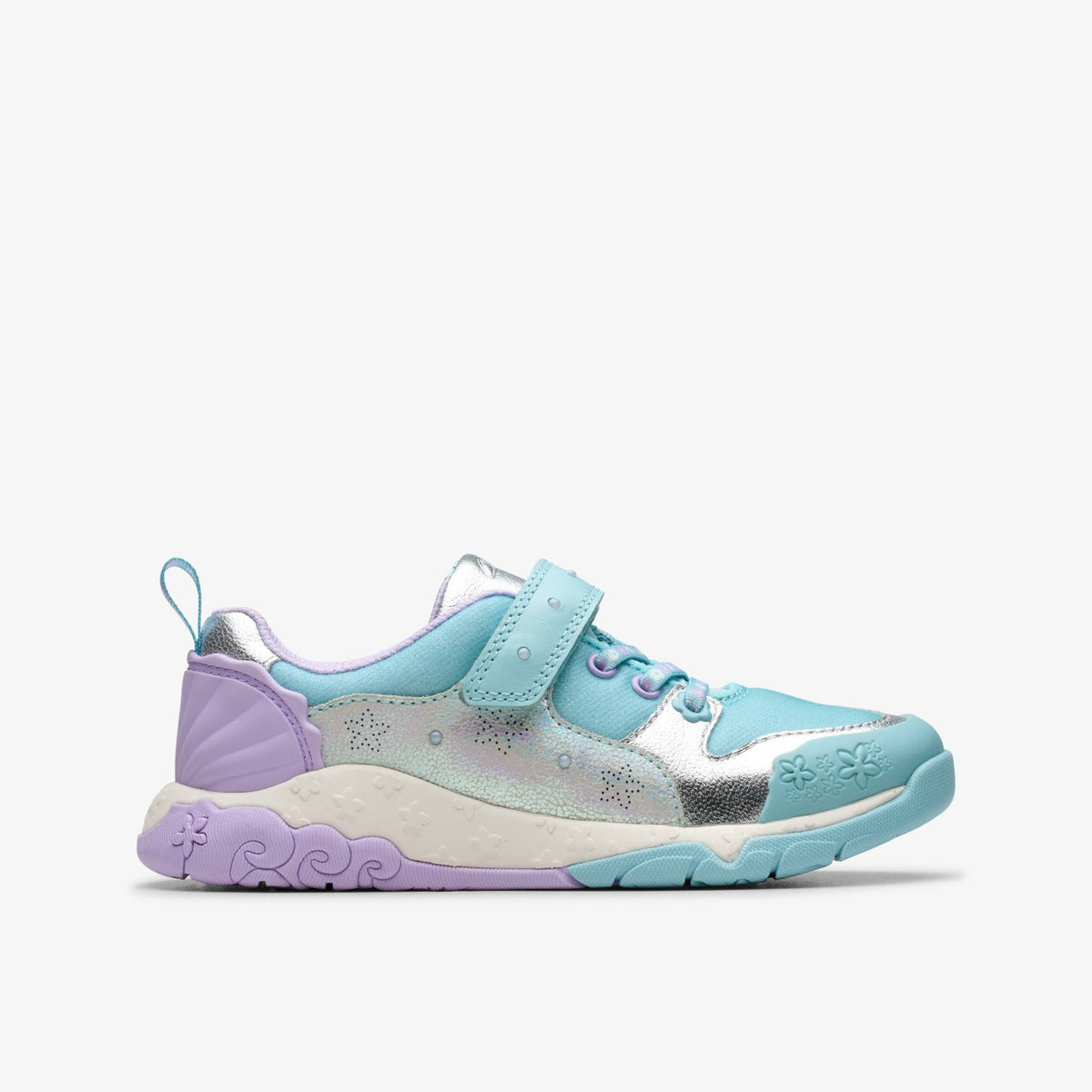 Clarks Tidal Shell Kid Light Blue Combination