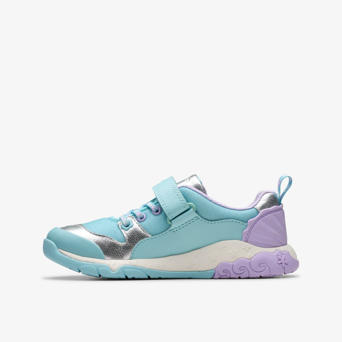 Clarks Tidal Shell Kid Light Blue Combination
