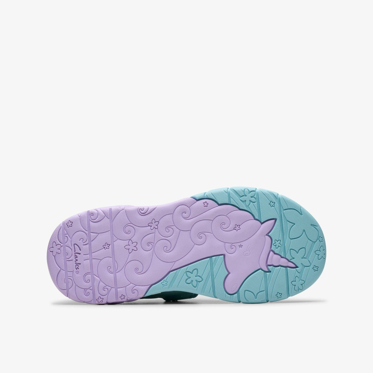 Clarks Tidal Shell Kid Light Blue Combination