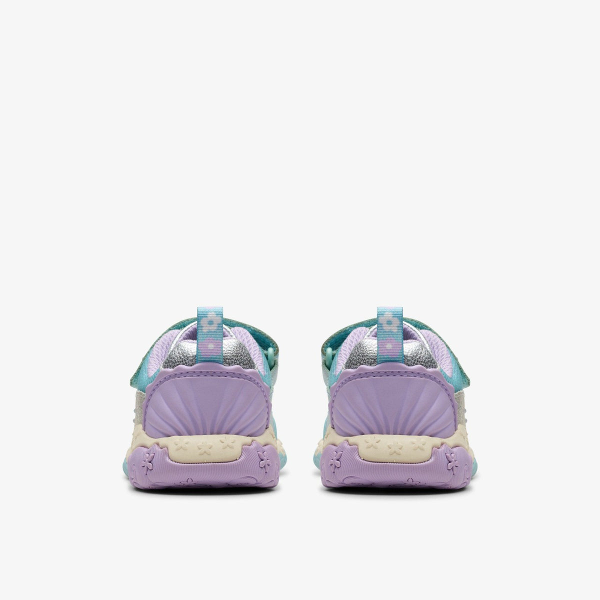 Clarks Tidal Shell Toddler Light Blue Combination