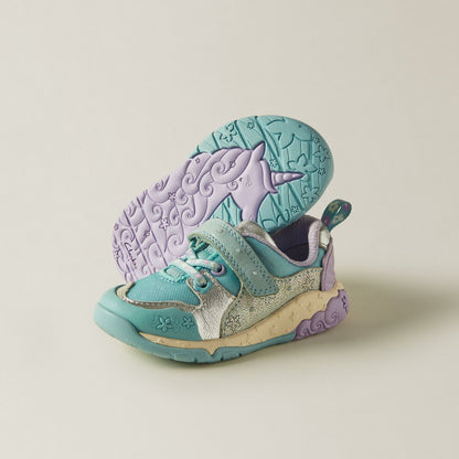 Clarks Tidal Shell Toddler Light Blue Combination