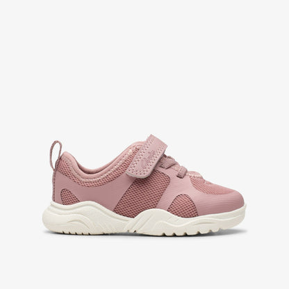 Clarks Feather Ath Toddler Dusty Pink