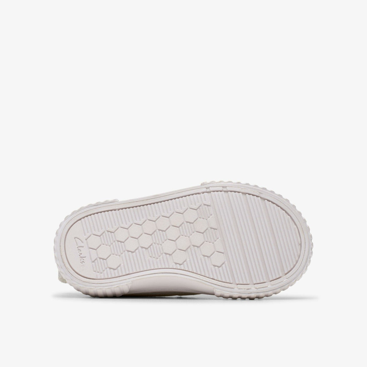 Clarks Foxing Berry Toddler Silver Fabric