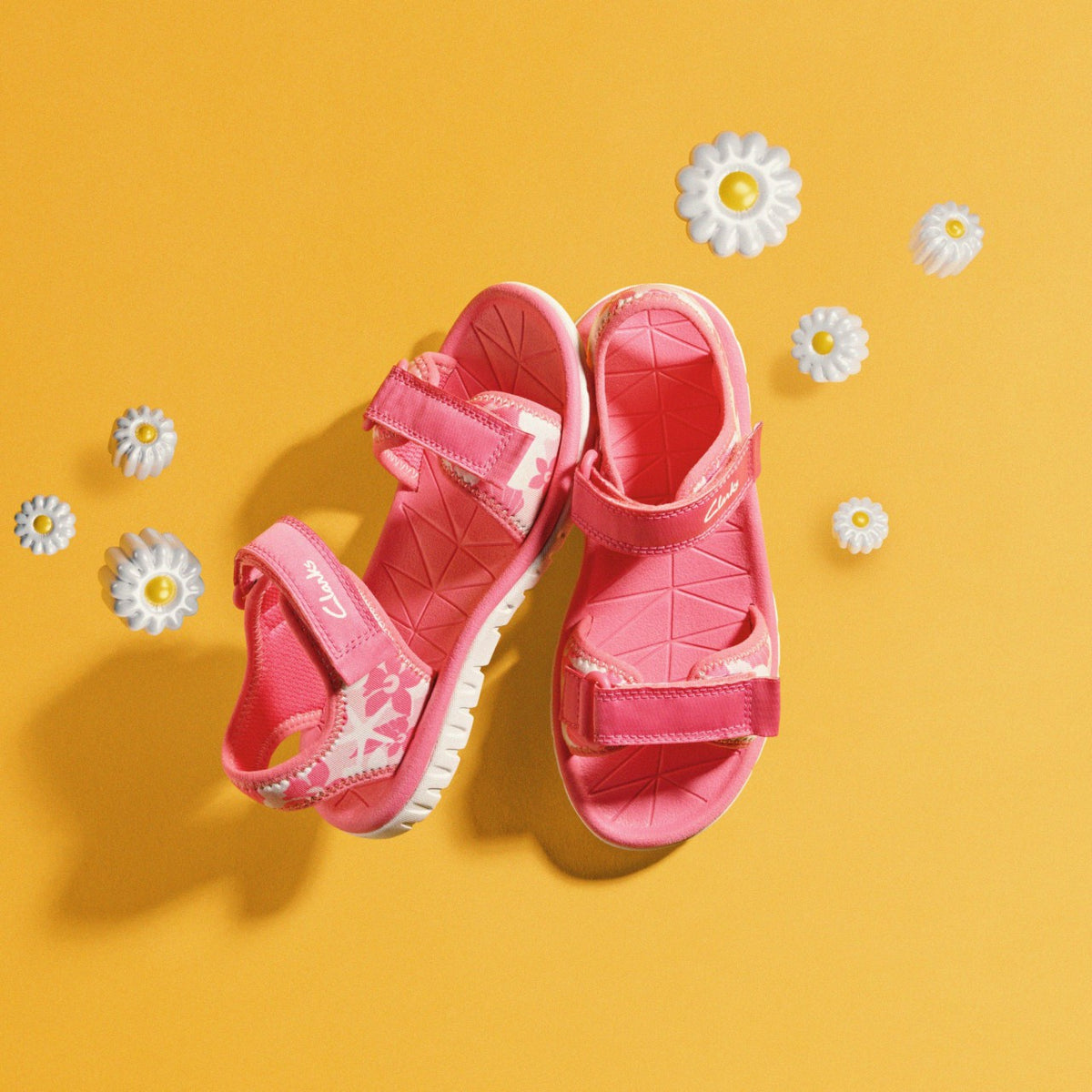 Clarks SurfingTide Kid Pink Multicolour