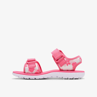 Clarks SurfingTide Kid Pink Multicolour