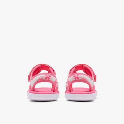 Clarks SurfingTide Kid Pink Multicolour