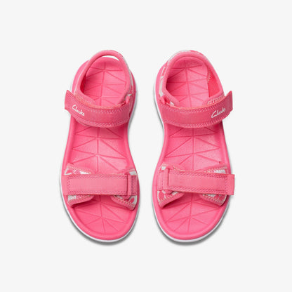 Clarks SurfingTide Kid Pink Multicolour