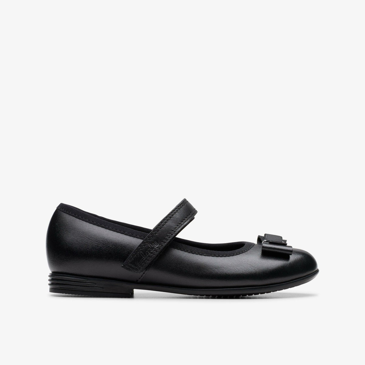 Clarks Finja Tap Kid Black Leather