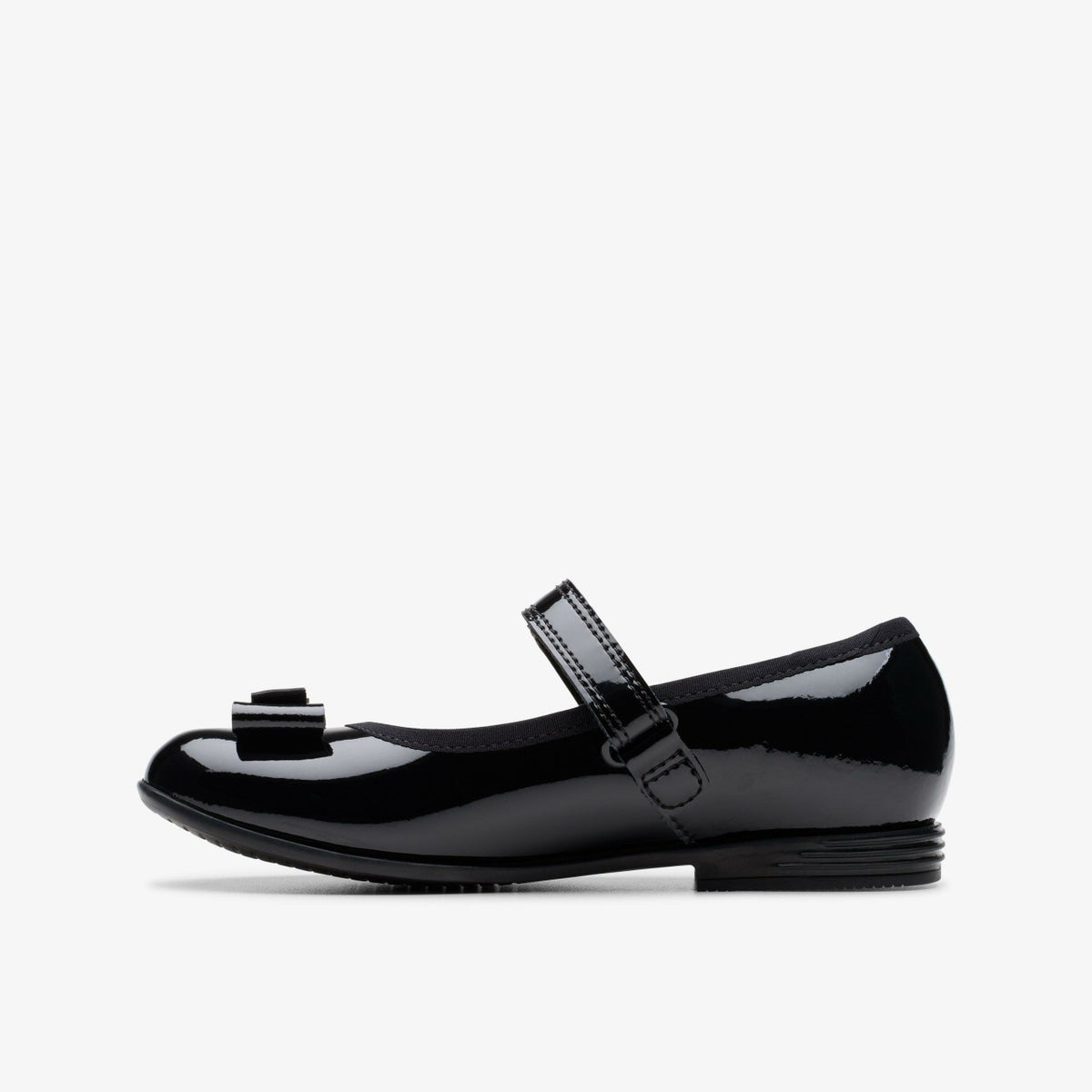 Clarks Finja Tap Kid Black Patent