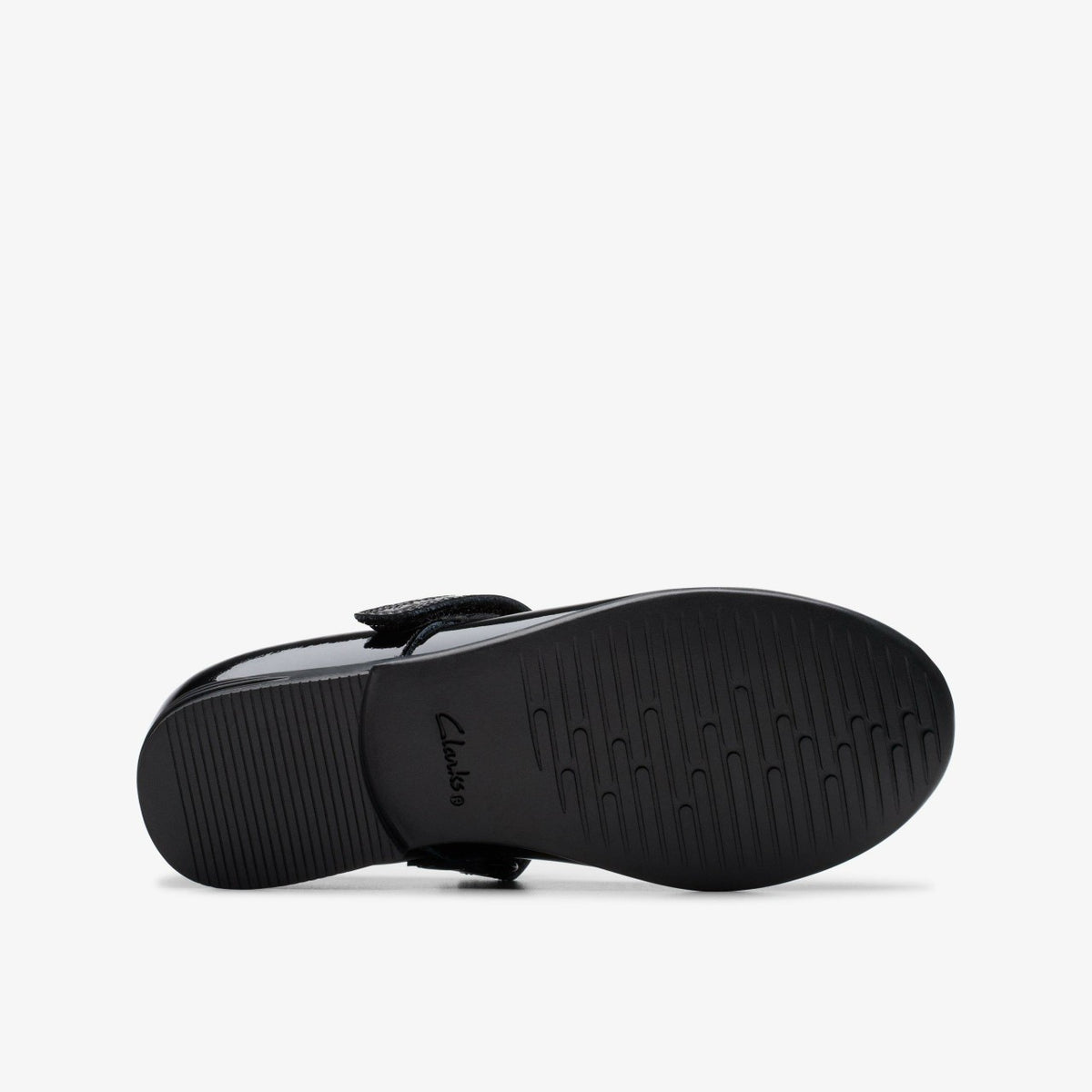 Clarks Finja Tap Kid Black Patent