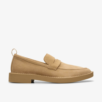 Clarks Martock Lo Dark Sand Suede