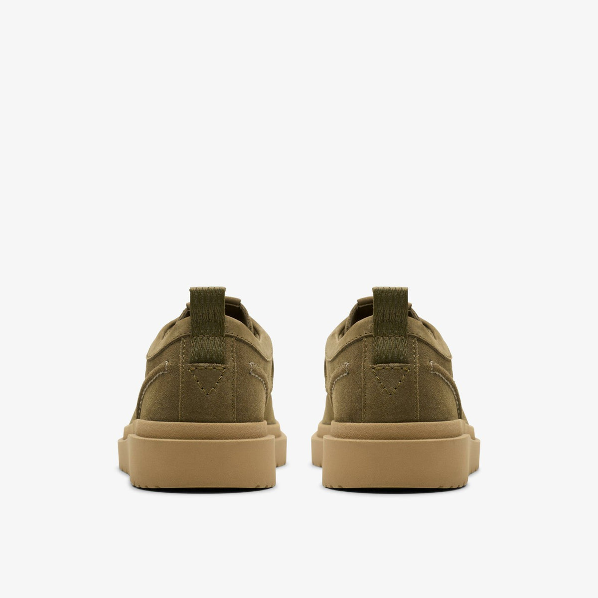 Clarks Polden Moc Olive Suede