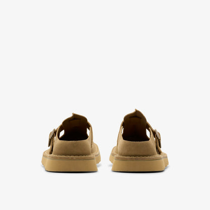 Clarks Solsbury Mule Dark Sand Suede