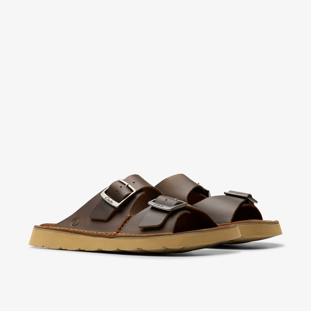 Clarks Solsbury Strap Beeswax Leather