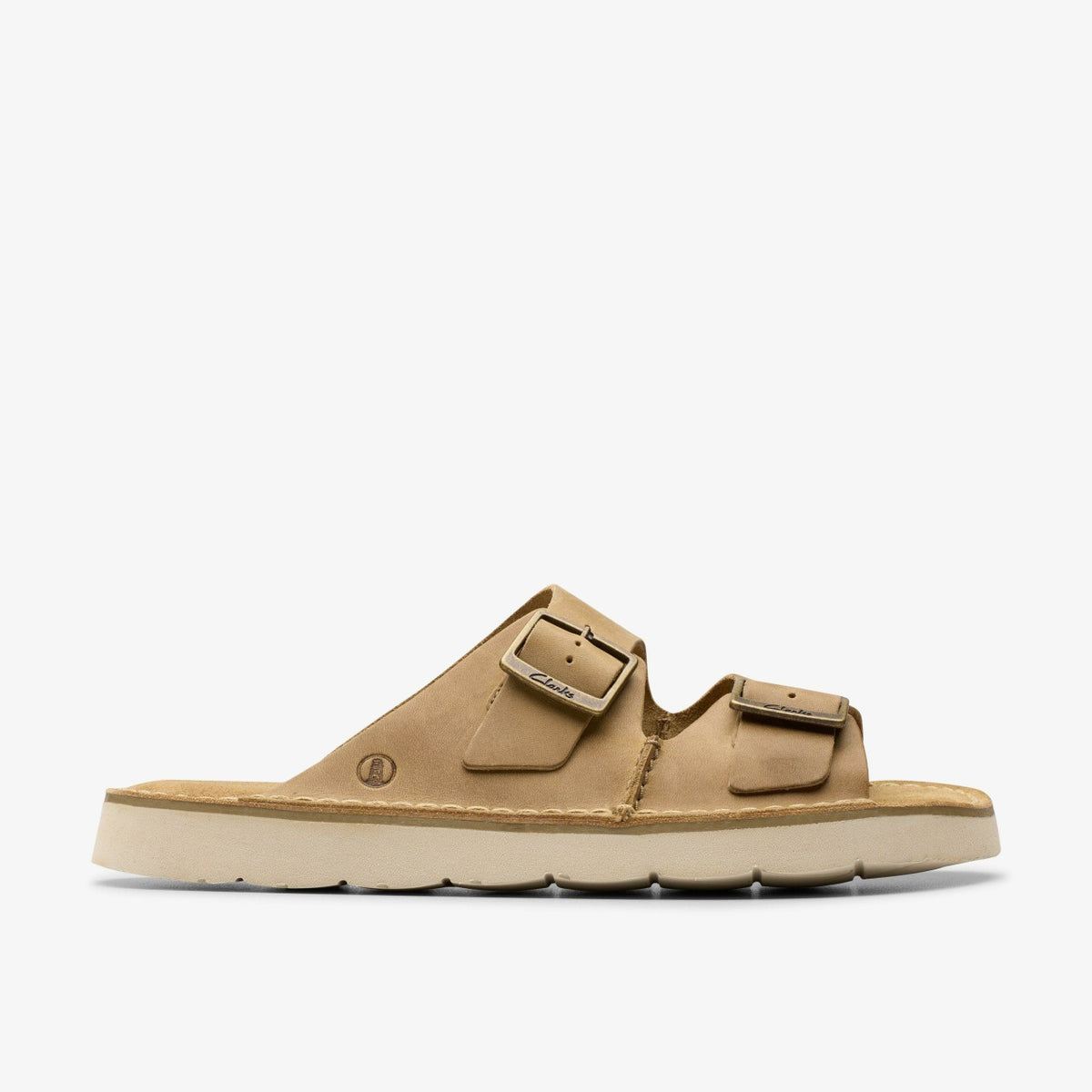 Clarks Solsbury Strap Dark Sand Leather
