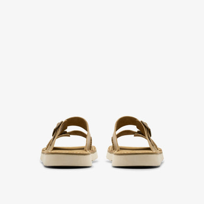 Clarks Solsbury Strap Dark Sand Leather