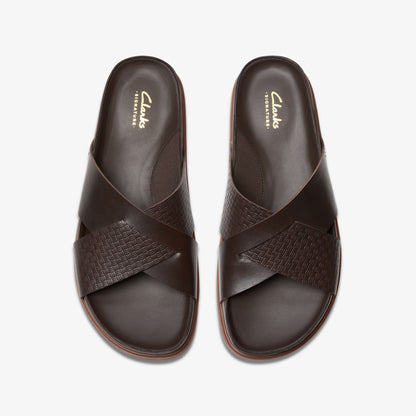 Clarks Torford Cross Brown Leather