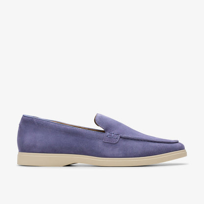Clarks Torford Easy Dusk Blue Suede