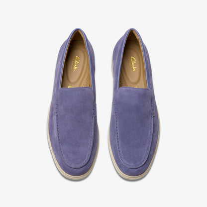 Clarks Torford Easy Dusk Blue Suede
