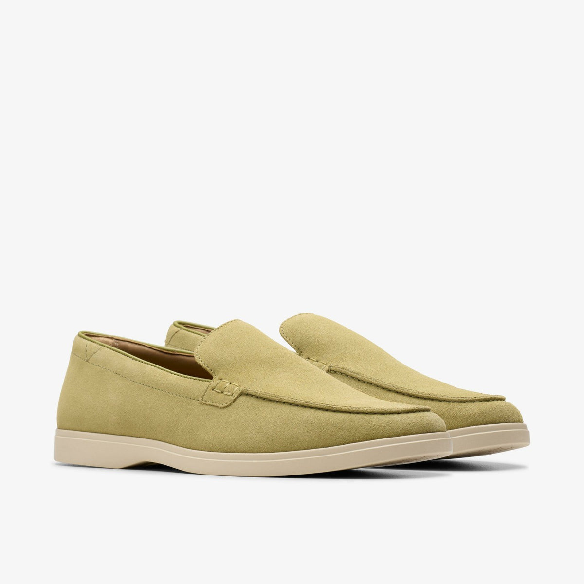 Clarks Torford Easy Sage Suede