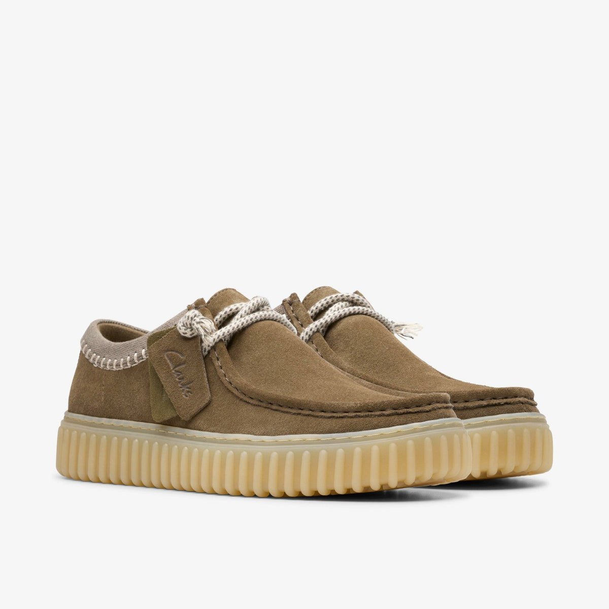 Clarks Torhill Lo Dark Olive Combination