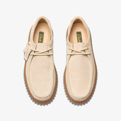 Clarks Torhill Lo Ecru Suede