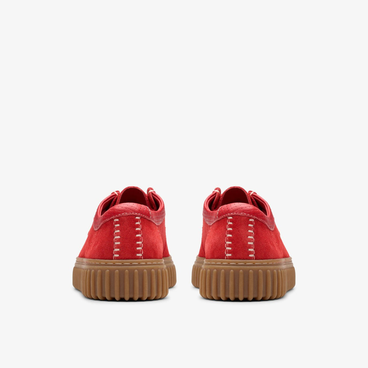 Clarks Torhill Lo Red Suede