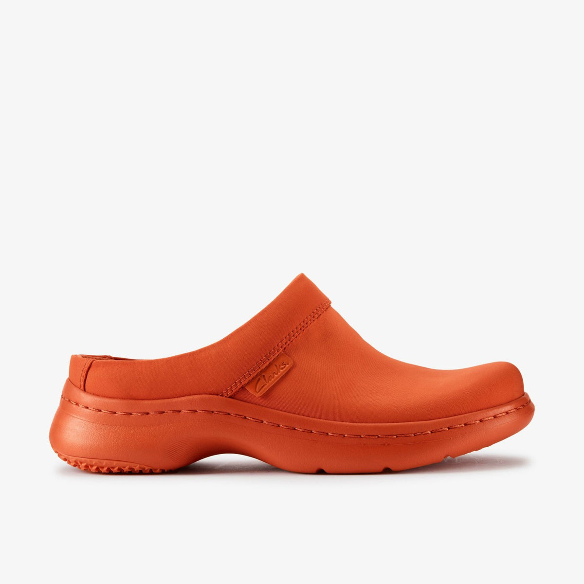 Clarks Martine Rose Clog 2 Womens Orange Textile