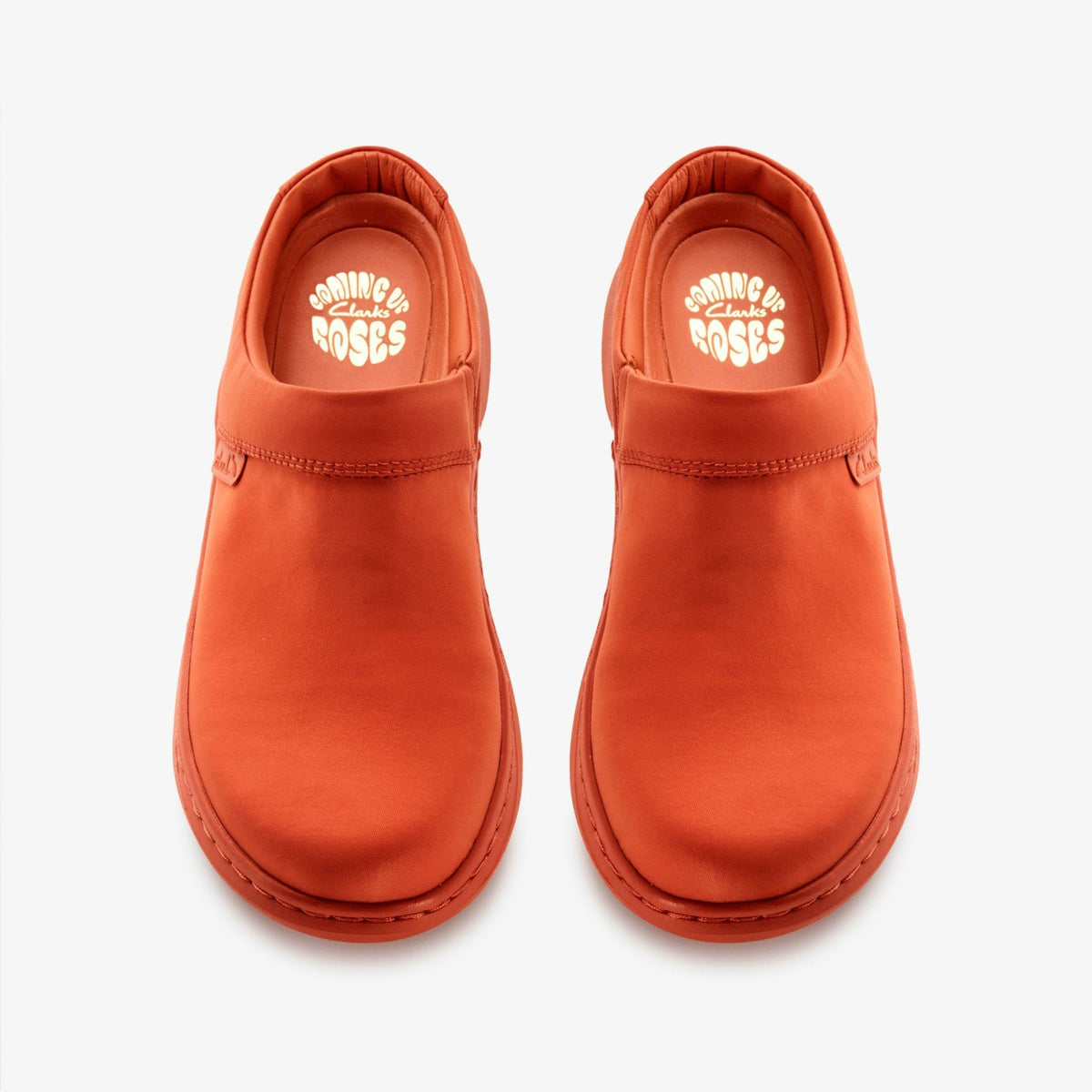 Clarks Martine Rose Clog 2 Womens Orange Textile