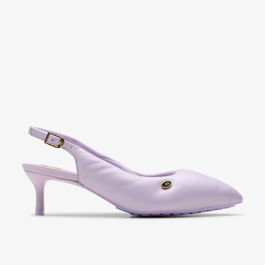 Clarks Martine Rose Sling 1 Womens Lilac Leather