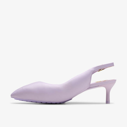 Clarks Martine Rose Sling 1 Womens Lilac Leather
