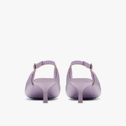 Clarks Martine Rose Sling 1 Womens Lilac Leather