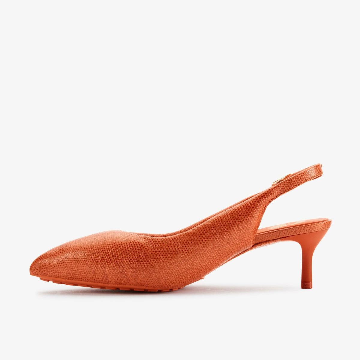 Clarks Martine Rose Sling 1 Womens Orange Interest Leather