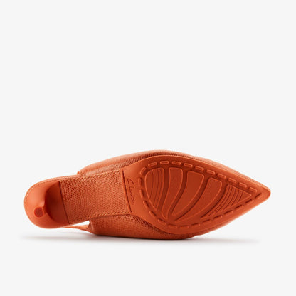 Clarks Martine Rose Sling 1 Womens Orange Interest Leather