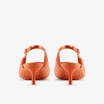 Clarks Martine Rose Sling 1 Womens Orange Interest Leather